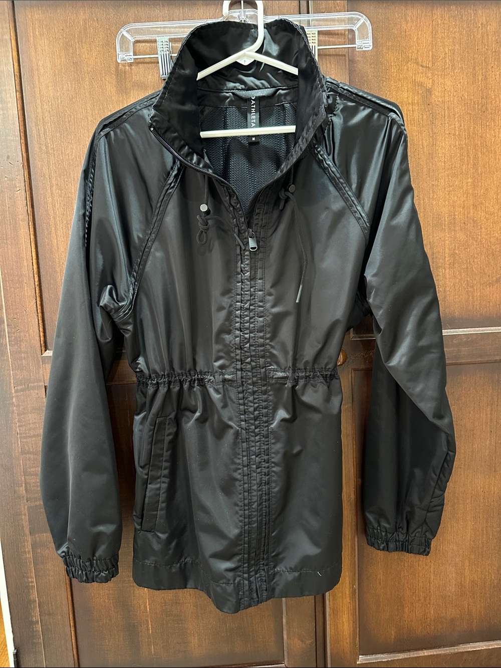 Athleta Black Rain Jacket
